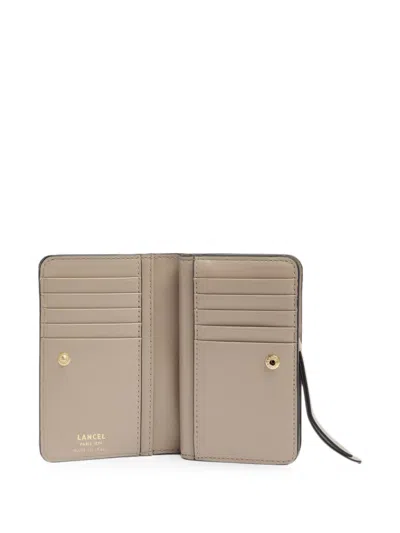 Lancel Origami Rectangular Wallet In Brown