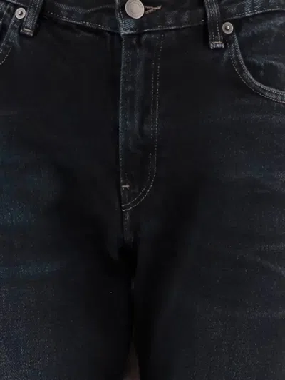 Haikure Button-up Flared Jeans In Black