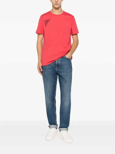 Dondup Logo-print T-shirt In Red