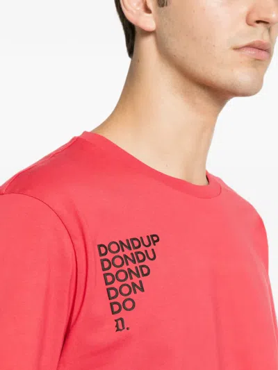Dondup Logo-print T-shirt In Red