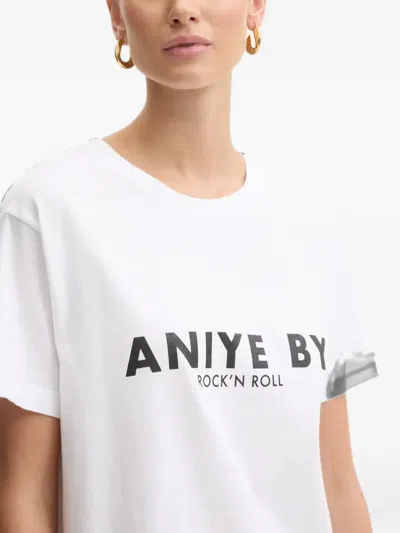 Aniye By Logo-print T-shirt In White