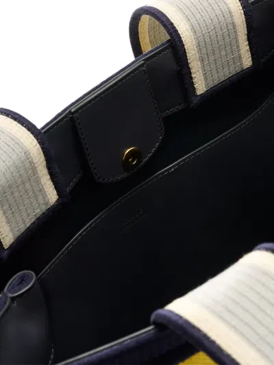 Chloé Printed Leather-trimmed Canvas Shoulder Bag In Multi