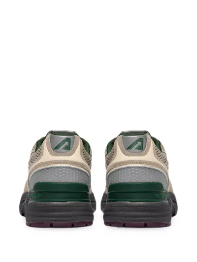 Autry Hyperway Mesh-panel Low-top Sneakers In Brown