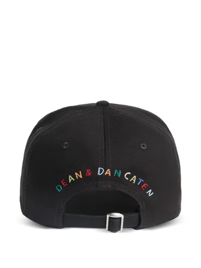 Dsquared2 Logo Baseball Cap Black In Black