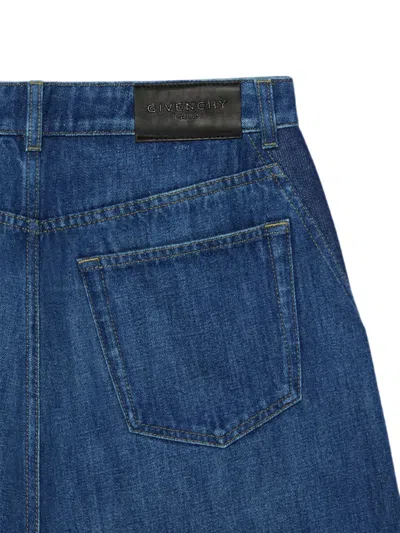 Givenchy Medium Blue Cocoon Jeans In Blue