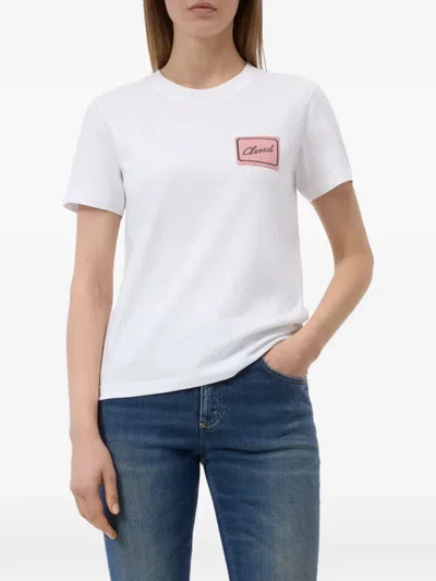 Closed Logo-patch T-shirt In White