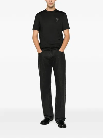 Blauer Logo-printed T-shirt In Black