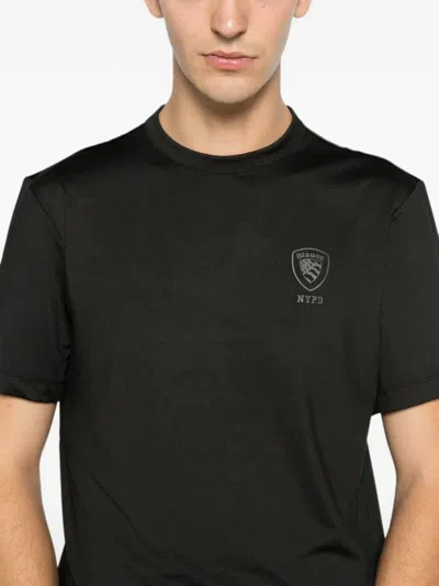 Blauer Logo-printed T-shirt In Black