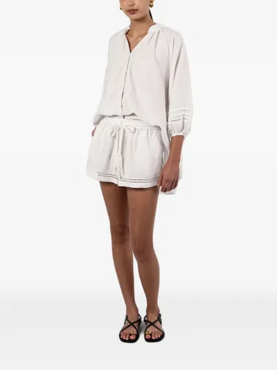 Cor Isole Drawstring Shorts In White
