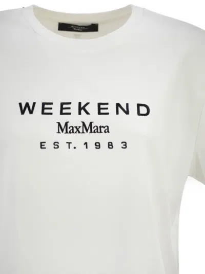 Weekend Max Mara Logo-print T-shirt In White