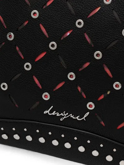 Desigual Small Eyelet-embellished Studded Backpack In Multi