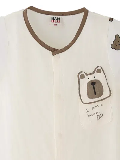 Banblu Bear Romper In Neutral