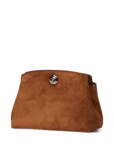 Liffner Pushlock Shoulder Bag In Brown