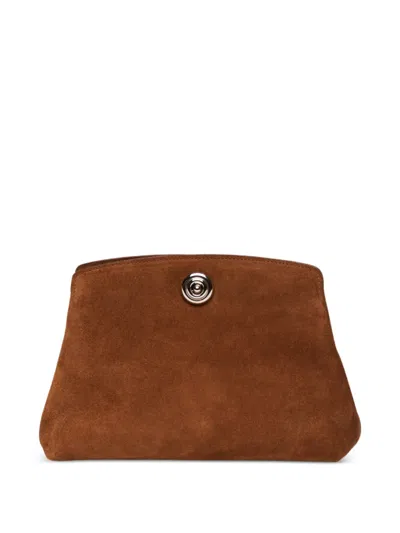 Liffner Pushlock Shoulder Bag In Brown
