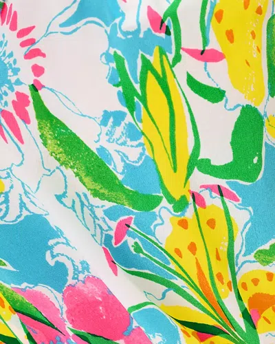 Lilly Pulitzer Elsa Silk Top In Multi