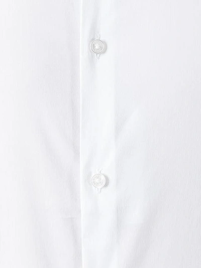 Shop Michael Michael Kors Long Sleeved Button In White