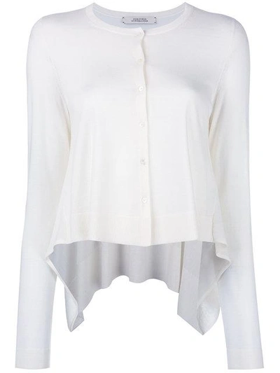 Shop Dorothee Schumacher Button Up Cardigan In White