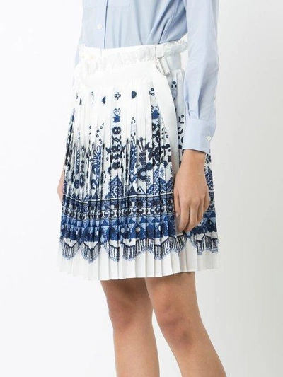 Shop Sacai Patterned Skirt