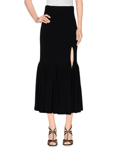 Shop Givenchy Midi Skirts In Black