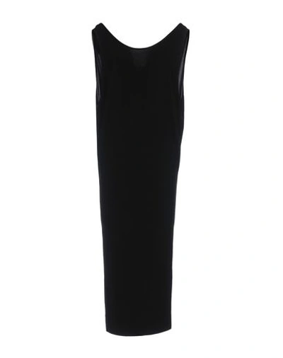 Helmut Lang 3/4 Length Dresses In Black