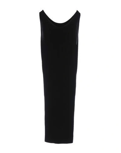 Shop Helmut Lang 3/4 Length Dresses In Black