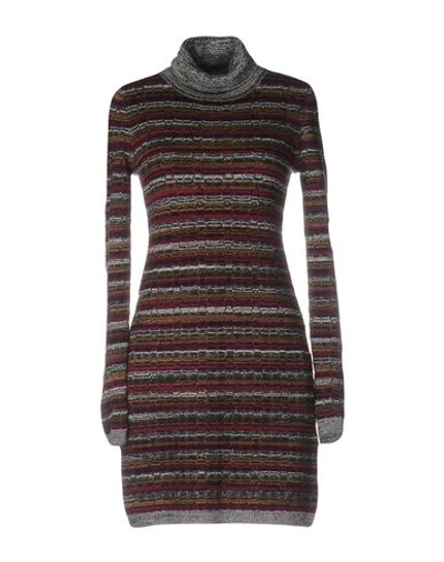 Missoni Short Dress In Mauve