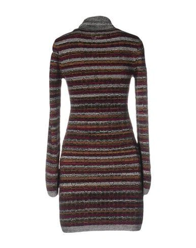 Shop Missoni Short Dress In Mauve