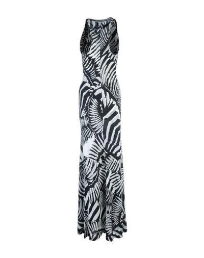 Shop Just Cavalli Long Dress In Black