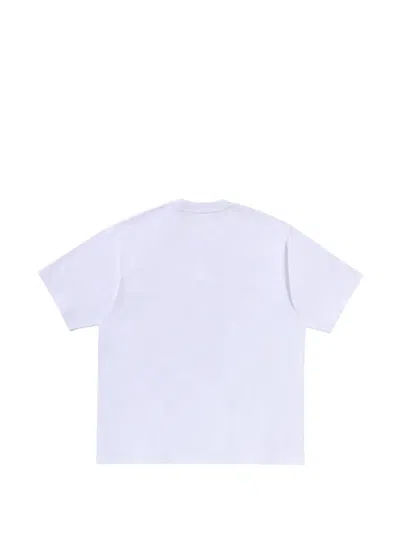 A Bathing Ape Logo-print T-shirt In White