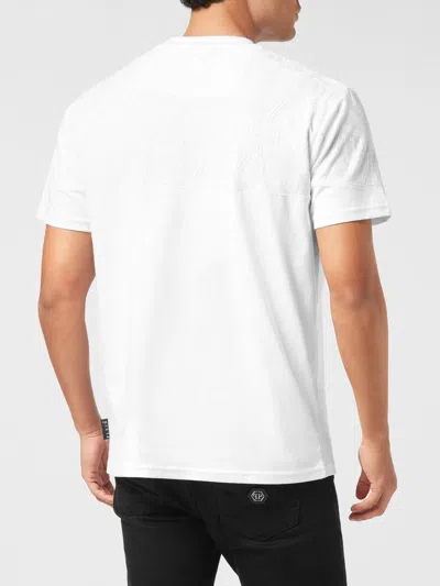 Philipp Plein Lightweight Short Sleeve Crew Neck T-shirt In White