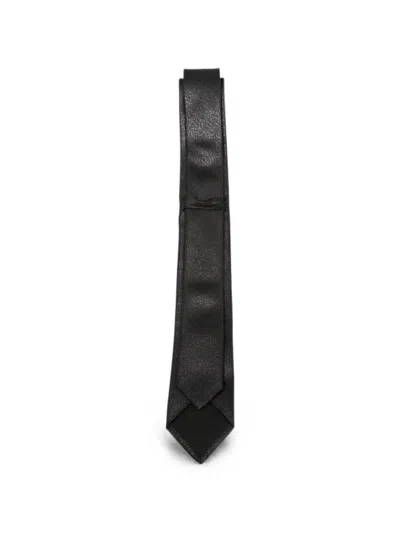 Manuel Ritz Shimmer-effect Tie In Black