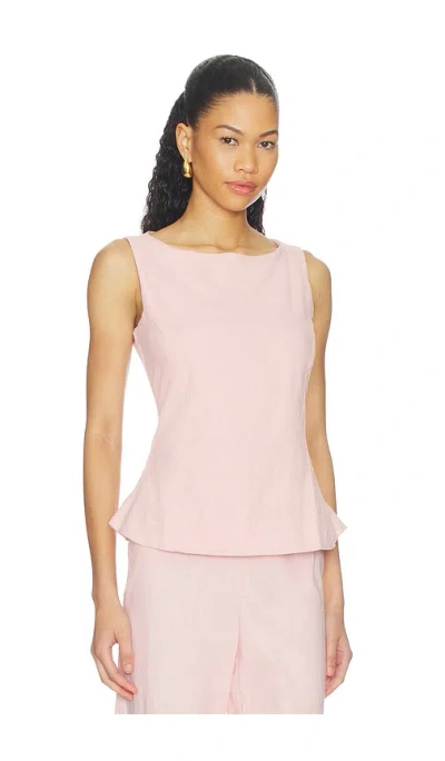 Juillet Ruby Tank Top In Pink