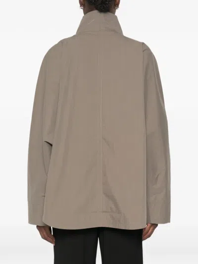 Totême Oversized Cotton-blend Jacket In Green