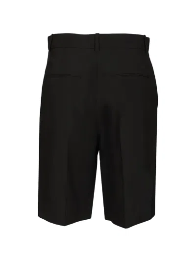 Khaite Auggie Virgin-wool Shorts In Black