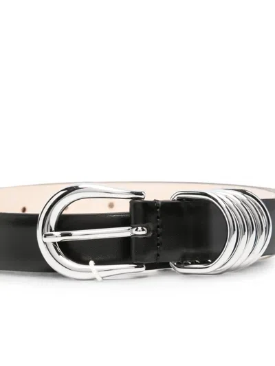 Dehanche Hollyhock Multi-hoop Belt In Black