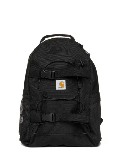 Carhartt Wip Kickflip Backpack Recycled Polyester Canvas In Black