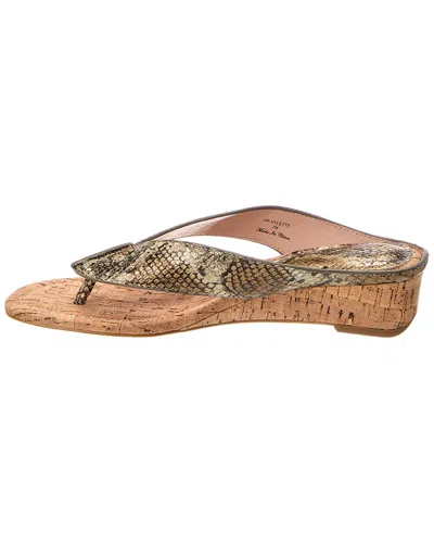 Donald Pliner Vylette Leather Sandal In Gold