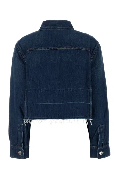 Givenchy Camicia In Denim Donna In Blue