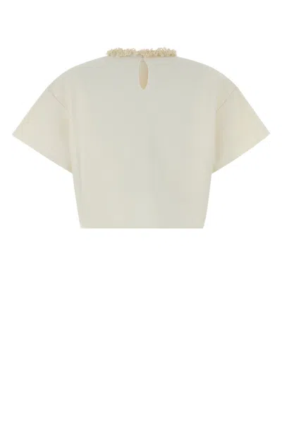 Givenchy White Viscose Blend Top In White