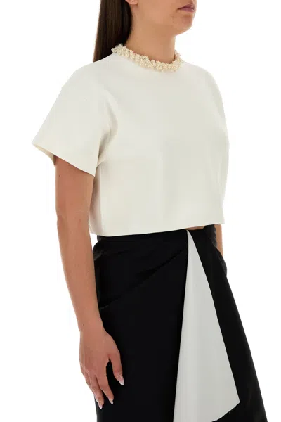 Givenchy White Viscose Blend Top In White