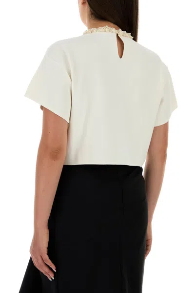Givenchy White Viscose Blend Top In White