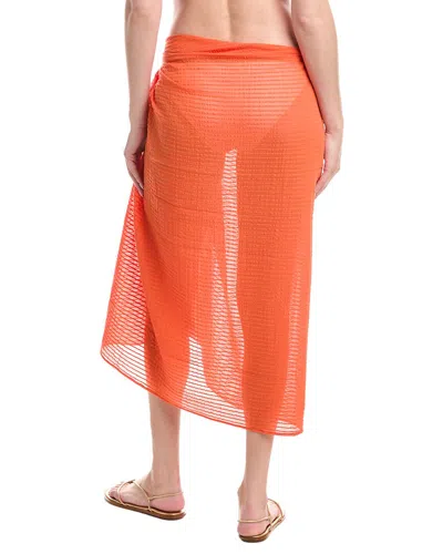 Vix Solid Sarong In Orange