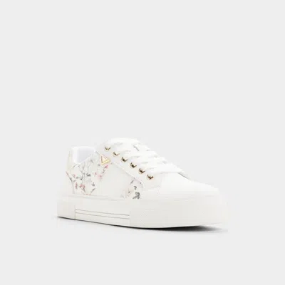 Aldo Sadie Platform Sneaker In White