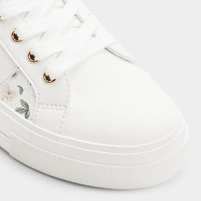 Aldo Sadie Platform Sneaker In White