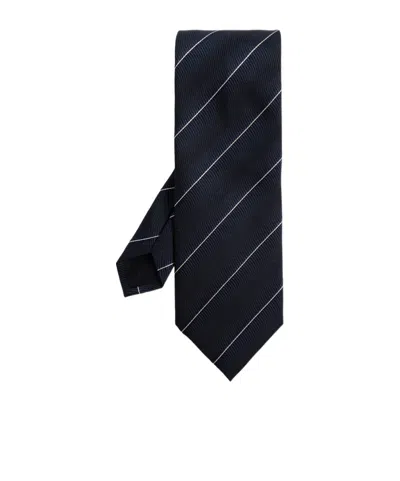 Tom Ford Diagonal-stripe Silk Tie In Neutral