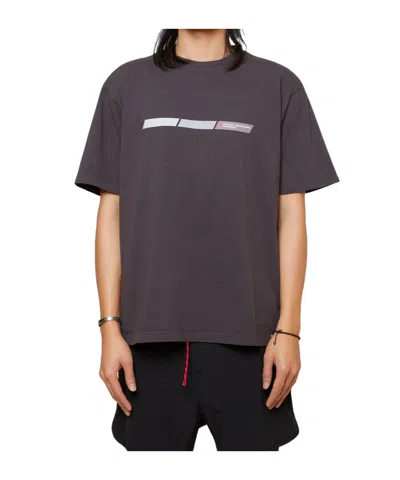 District Vision Logo-detail T-shirt In Gray