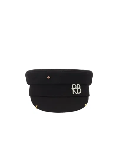Ruslan Baginskiy Structured Hat Featuring Subtle Metal Accents In Black