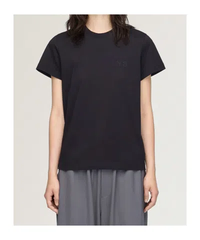 Y-3 Regular Short Sleeve Tee In Black