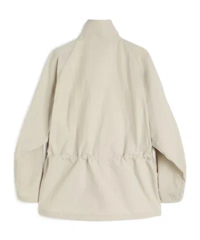Jil Sander Technical Drill Blouson In Brown