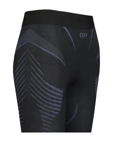 Off-white Black Slim Elasticated Pants In Black